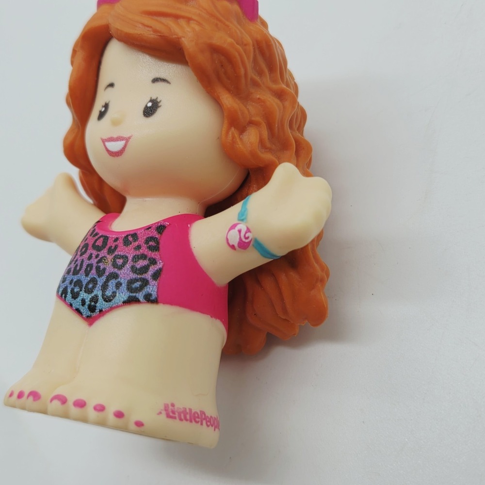 Lot 4 Fisher-Price Little People Barbie Race Car Swimming African American *READ - Picture 13 of 16